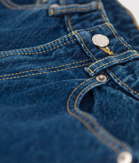 Umweltfreundliche Damenjeans aus Baumwolle blau BLEU DELAVE