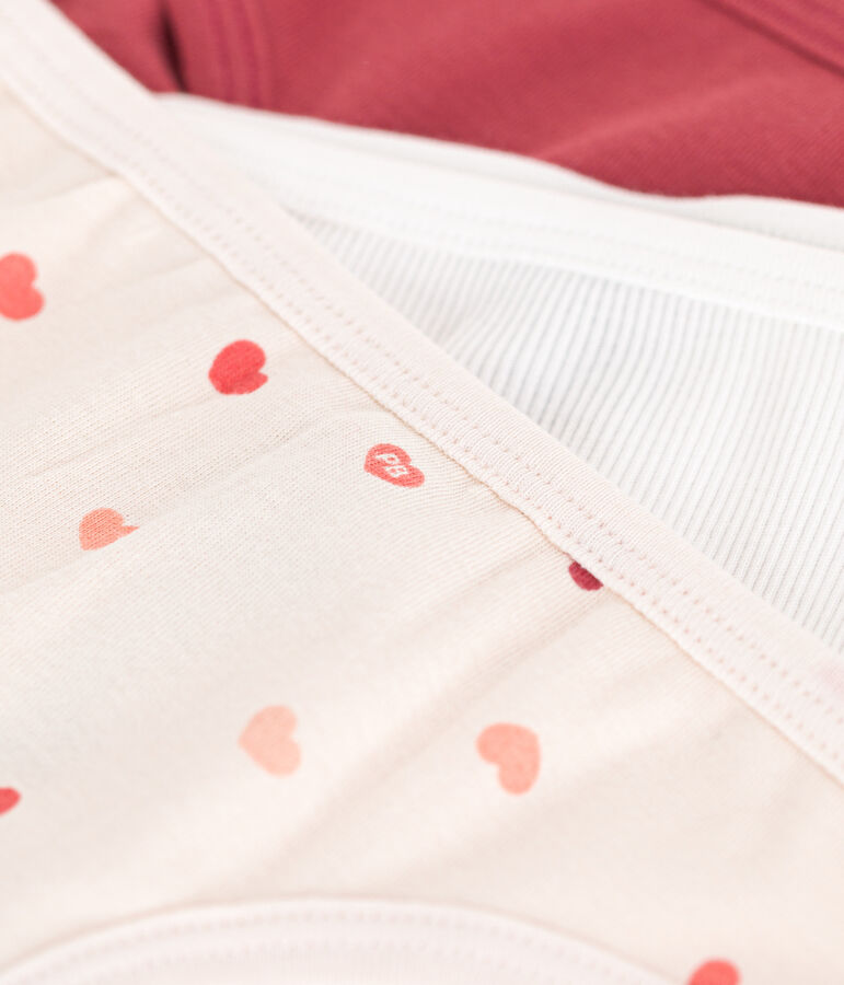 3er-Set Slips f&uuml;r M&auml;dchen aus Baumwolle vielfarbig