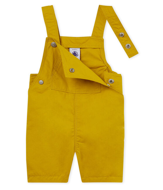 Baby-kurzlatzhose aus twill jungen grün BAMBOO