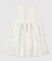 Gestepptes Baby-Kleid für Mädchen beige MONTELIMAR CHINE