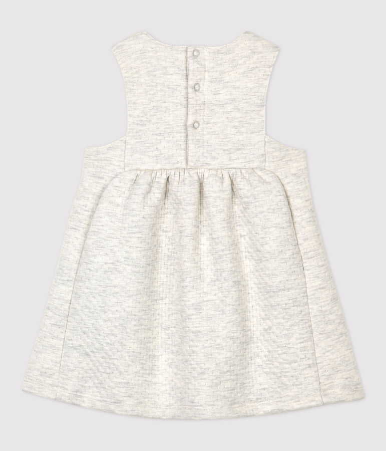 Gestepptes Baby-Kleid f&uuml;r M&auml;dchen beige