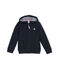 Sweatshirt aus Fleece mit Reißverschluss blau ABYSSE