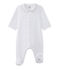 Unisex-Baby-Strampler aus Nicki weiss ECUME