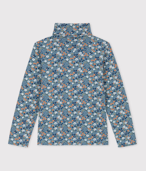 Kinder-Unterziehpullover aus Baumwolle für Mädchen, mit Blumenmuster ROVER/ MULTICO