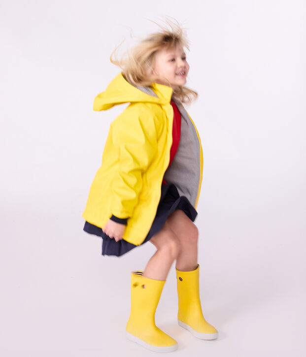 Kinderregenjacke gelb