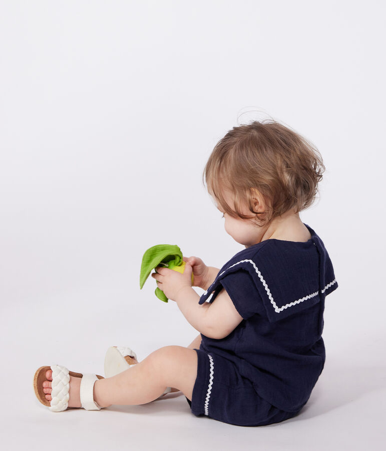 2-teiliges Baby-Set aus Baumwolle im Matrosen-Look blau