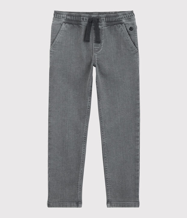 Umweltfreundliche Kinderhose in Regular Fit-Passform aus Denim Jungen grau