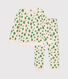 Kinder-Pyjama aus aufgerautem Frottee mit Baummotiv