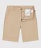 Kinder-Bermudashorts aus einfarbiger Baumwolle beige SANDER