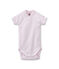 Baby-Wickelbody, Unisex, Ringelmuster rosa VIENNE/weiss ECUME