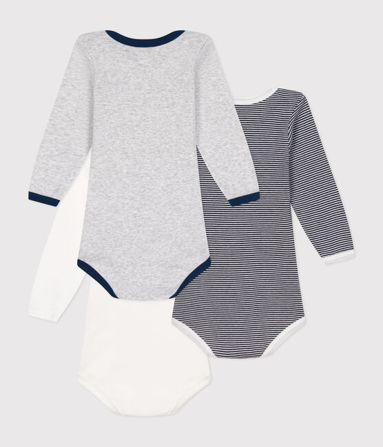3er-Set langärmelige Baby-Bodys aus Baumwolle  variante 3