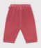 Baby-Hose aus einfarbigem Fein-Cord rosa