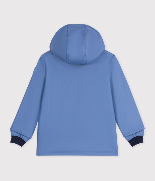 Ikonische Kinder-Regenjacke einfarbig blau
