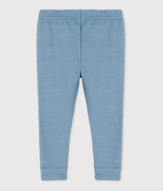 Baby-Leggings aus Woll- und Baumwoll-Jersey blau ROVER