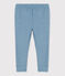 Baby-Leggings aus Woll- und Baumwoll-Jersey blau ROVER
