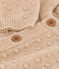 Baby-Cardigan aus Wolle naturfarben AVALANCHE