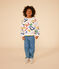 Sweatshirt mit Printmotiv aus leichtem Molton Kinder/Jungen weiss MARSHMALLOW/weiss MULTICO