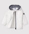 Baby Jacke mit Print für Mädchen/Jungen weiss MARSHMALLOW/grau ARGENT