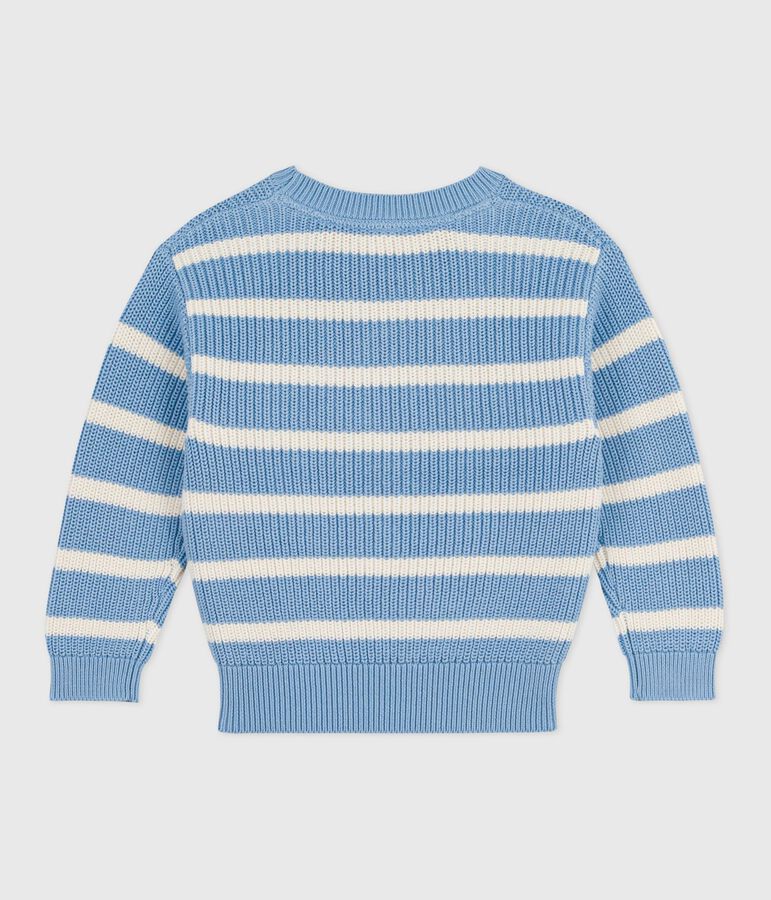 Kinder-Pullover aus Strick blau FLO/ MILK