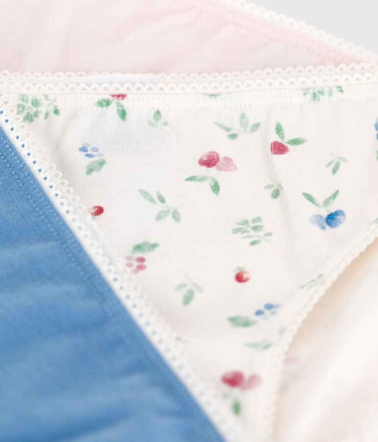 3er-Set Kinder-Slips aus Baumwolle mit Elastan Frucht-Motiv variante 1