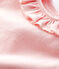 Langärmliger Baby-Body für Mädchen rosa MINOIS