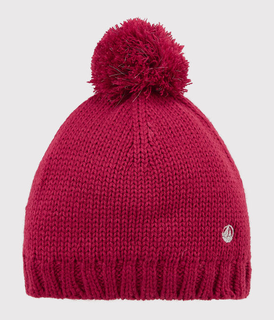 Kindermütze für Mädchen rosa POPPY