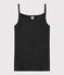 Damen-Trägershirt schwarz NOIR