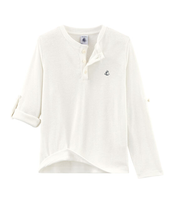 Kinder-T-Shirt für Jungen weiss MARSHMALLOW
