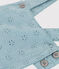 Kurze Baby-Overall in Broderie Anglaise grün MIMI