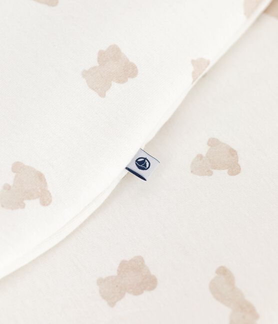 Babyschlafsack aus Baumwolle mit Bärmotiv TOG-Wert 2 MARSHMALLOW/ BRUN