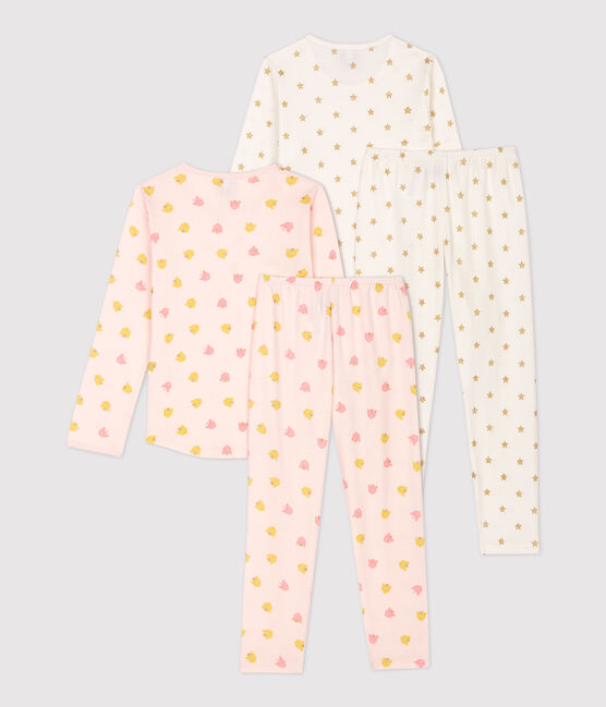 2er-Set Kinderpyjamas aus Baumwolle mit Herz- und Panther-Motiv für Mädchen variante 1