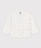 Babyhemd aus Bio-Musselinstoff weiss MARSHMALLOW/rot OMBRIE