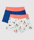 2er-Set Boxershorts aus Bio-Baumwolle mit Paris-Print für Jungen