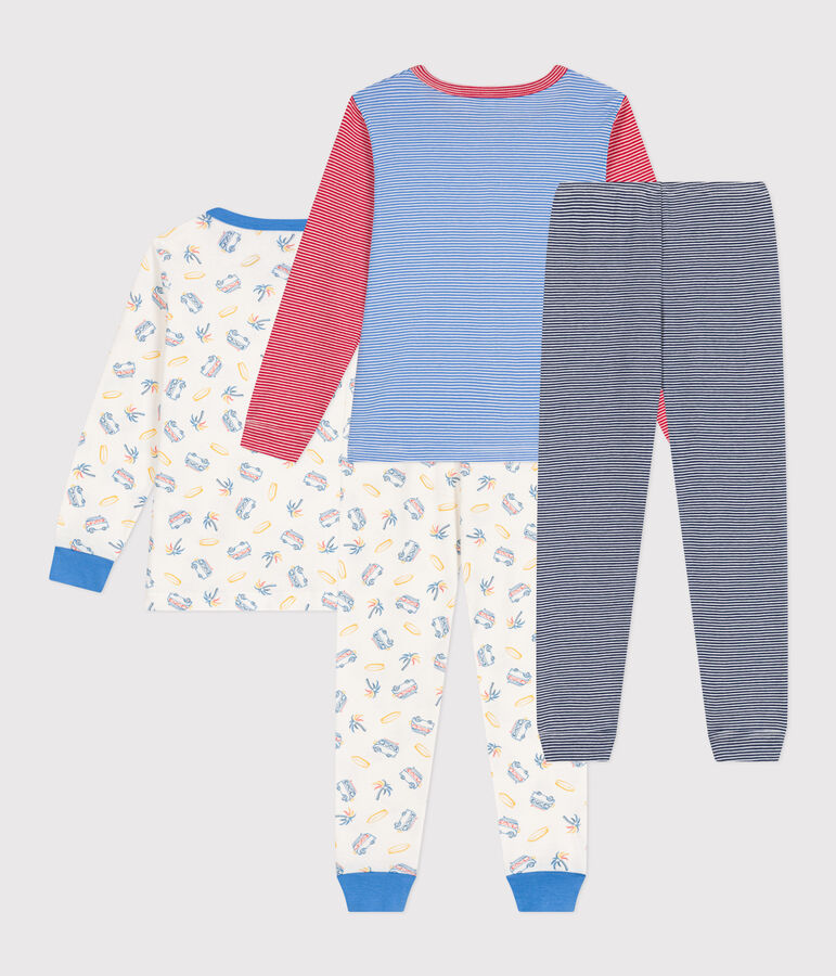 2er-Set Kinder-Pyjamas aus Baumwolle vielfarbig
