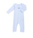 Langer Baby-Body für Jungen, geringelt