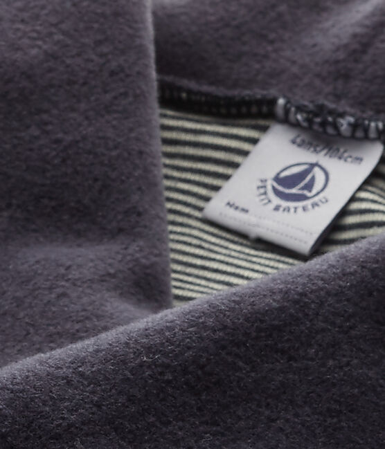 Jungen-Cardigan aus Fleece blau SMOKING