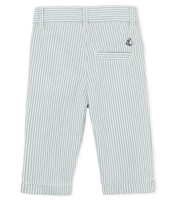 Gestreifte babyhose jungen blau FONTAINE/weiss MARSHMALLOW