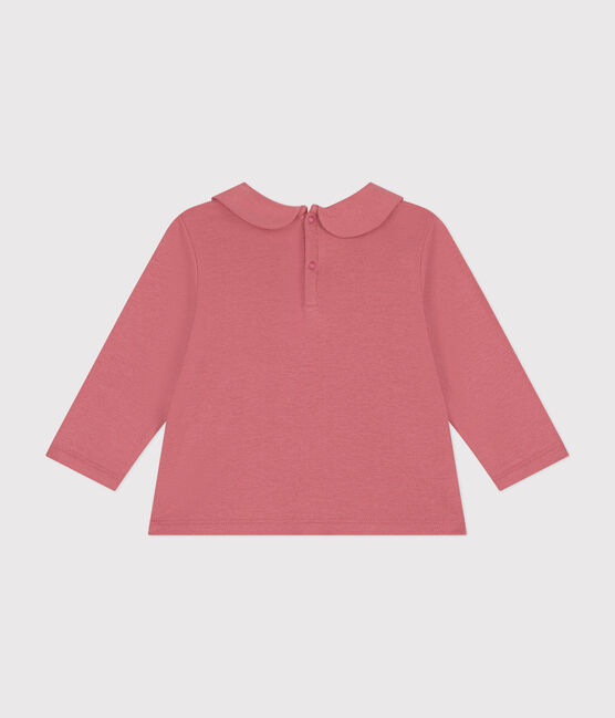 Baby-Bluse mit Kragen aus Baumwolle rosa ROSEWOOD