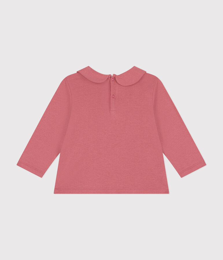 Baby-Bluse mit Kragen aus Baumwolle rosa ROSEWOOD
