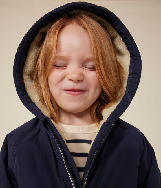 Kinder-Parka für Mädchen blau SMOKING