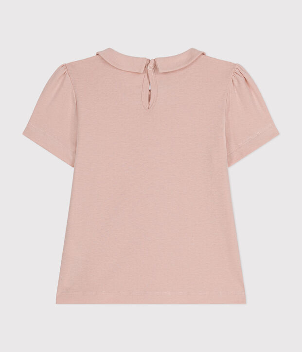 Kinder Kurz&auml;rmliges T-Shirt f&uuml;r M&auml;dchen rosa