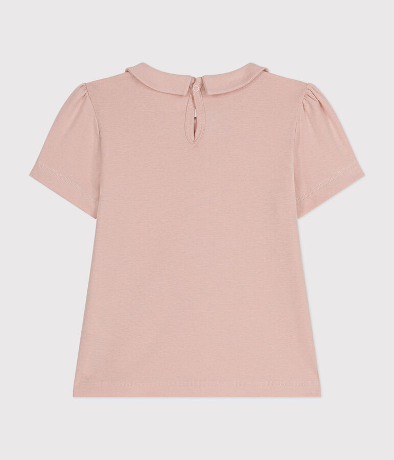 Kinder Kurz&auml;rmliges T-Shirt f&uuml;r M&auml;dchen rosa SALINE