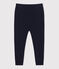 Baby-Leggings aus einfarbiger Baumwolle blau SMOKING