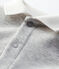 Kurzärmeliger Baby-Body aus Bio-Baumwolle mit Polokragen grau BELUGA CHINE