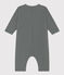 Langer Baby-Overall aus gestepptem Doppeljersey grün THUYA