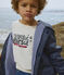 Bedrucktes Kinder-Sweatshirt aus Molton blau SMOKING