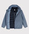 3-in-1-Kinder-Windjacke Mädchen – Jungen blau SMOKING