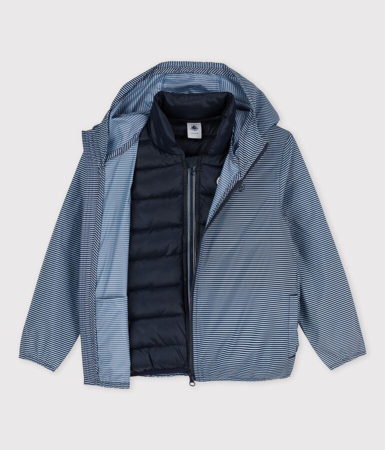 3-in-1-Kinder-Windjacke M&auml;dchen &ndash; Jungen blau