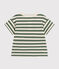 Kurzärmeliges Baby-T-Shirt aus Jersey grün CROCO/ AVALANCHE