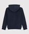 Kinder-Fleecejacke mit Kapuze für Mädchen / Jungen blau SMOKING